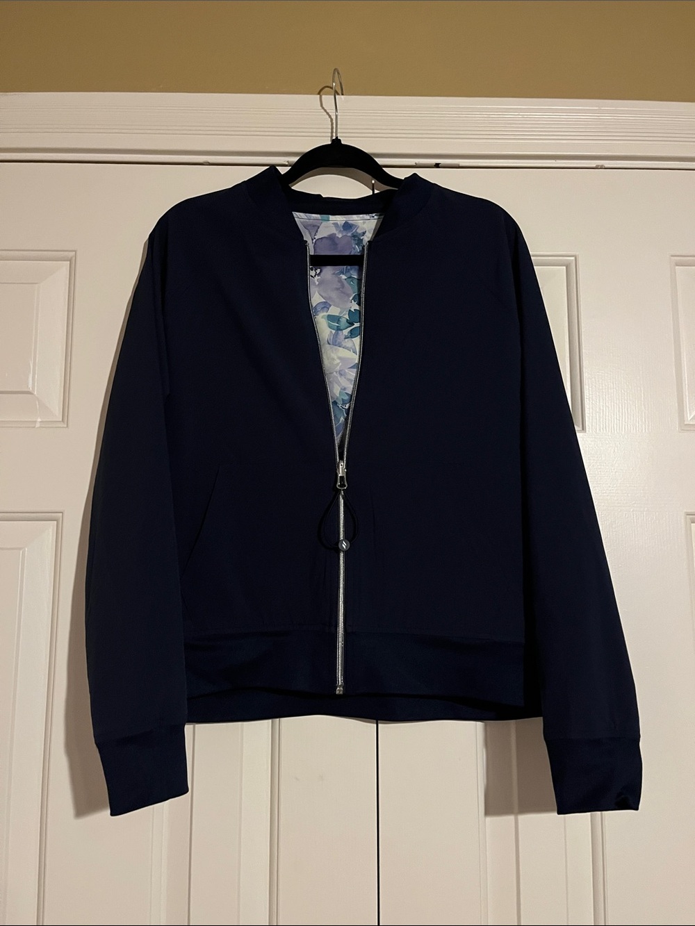 Skechers Navy Blue Women's Bomber Jacket